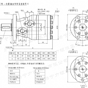BMH系列交错油口贝博在线登录官网马达